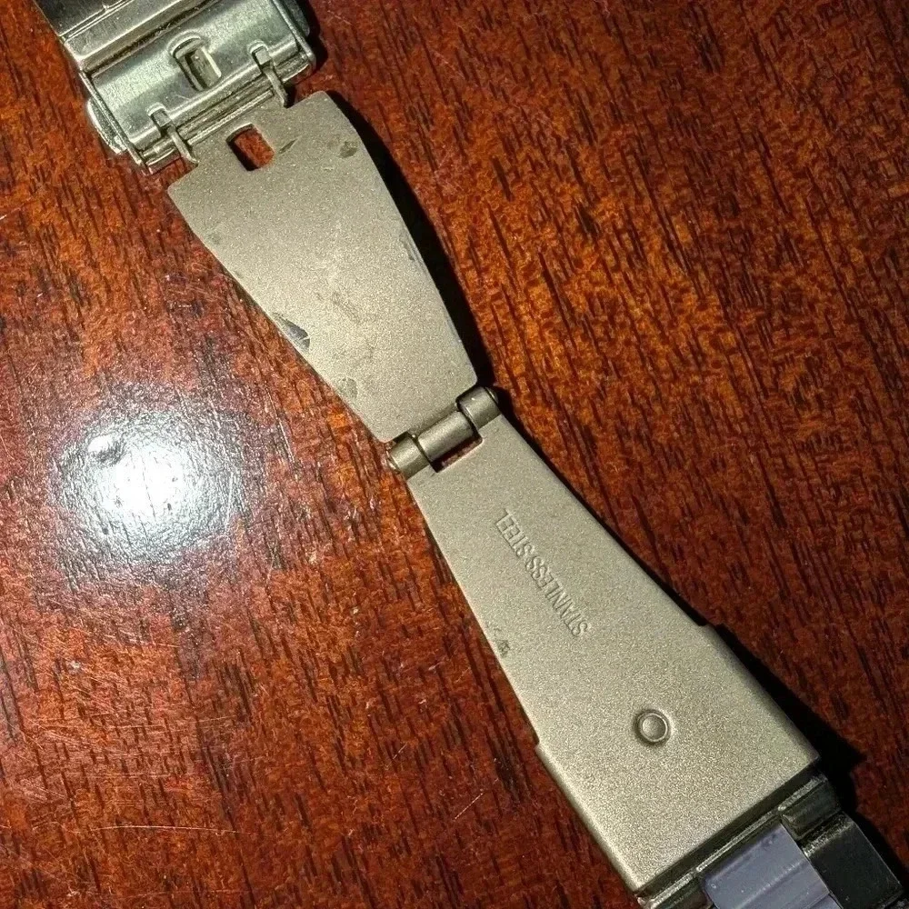 2/$10 Fossil Stainless Steel 18mm Watch Band